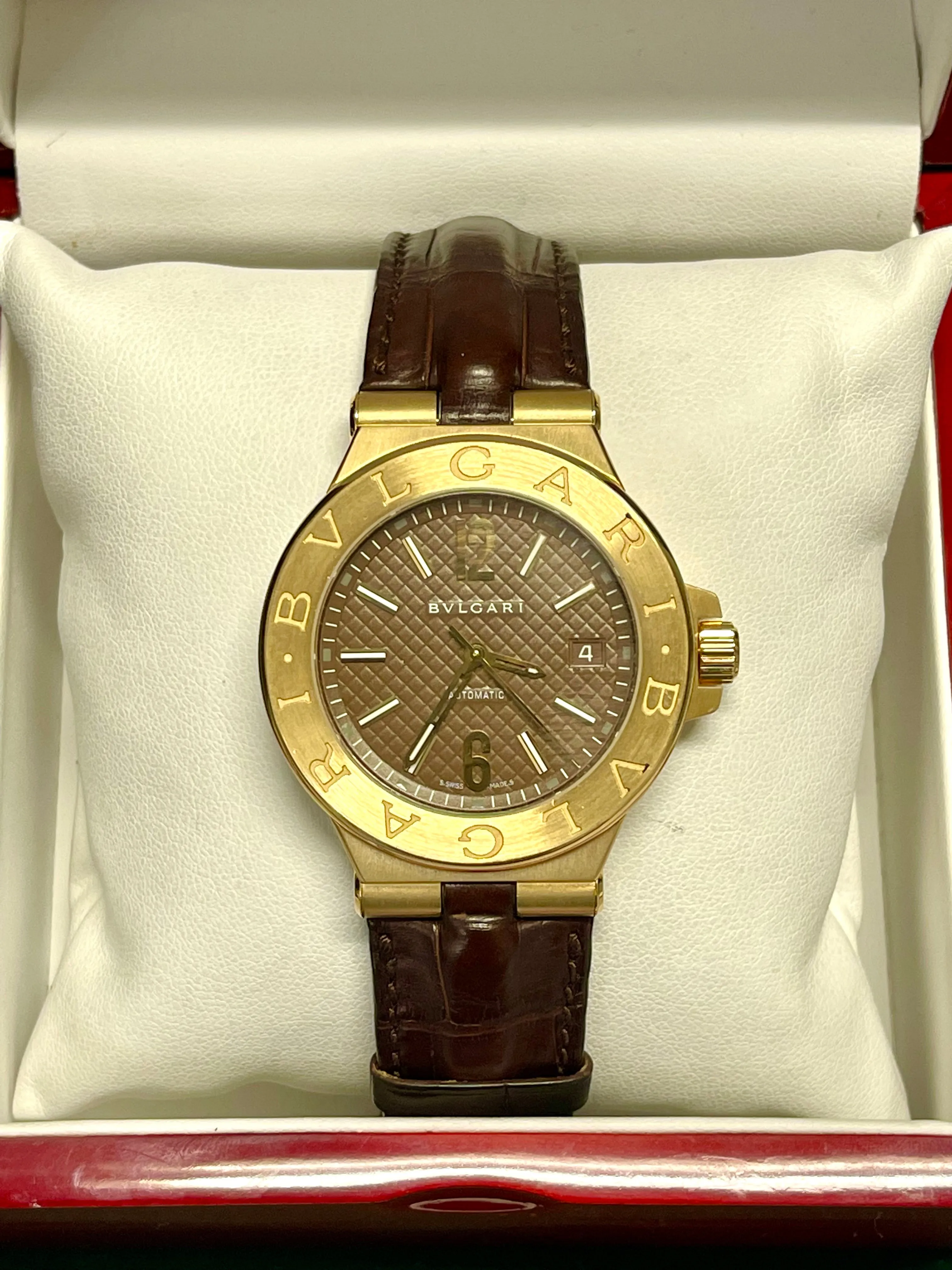 BVLGARI Limited Edition 12/500 18K Yellow Gold Automatic Watch- $50K APR w/ COA!